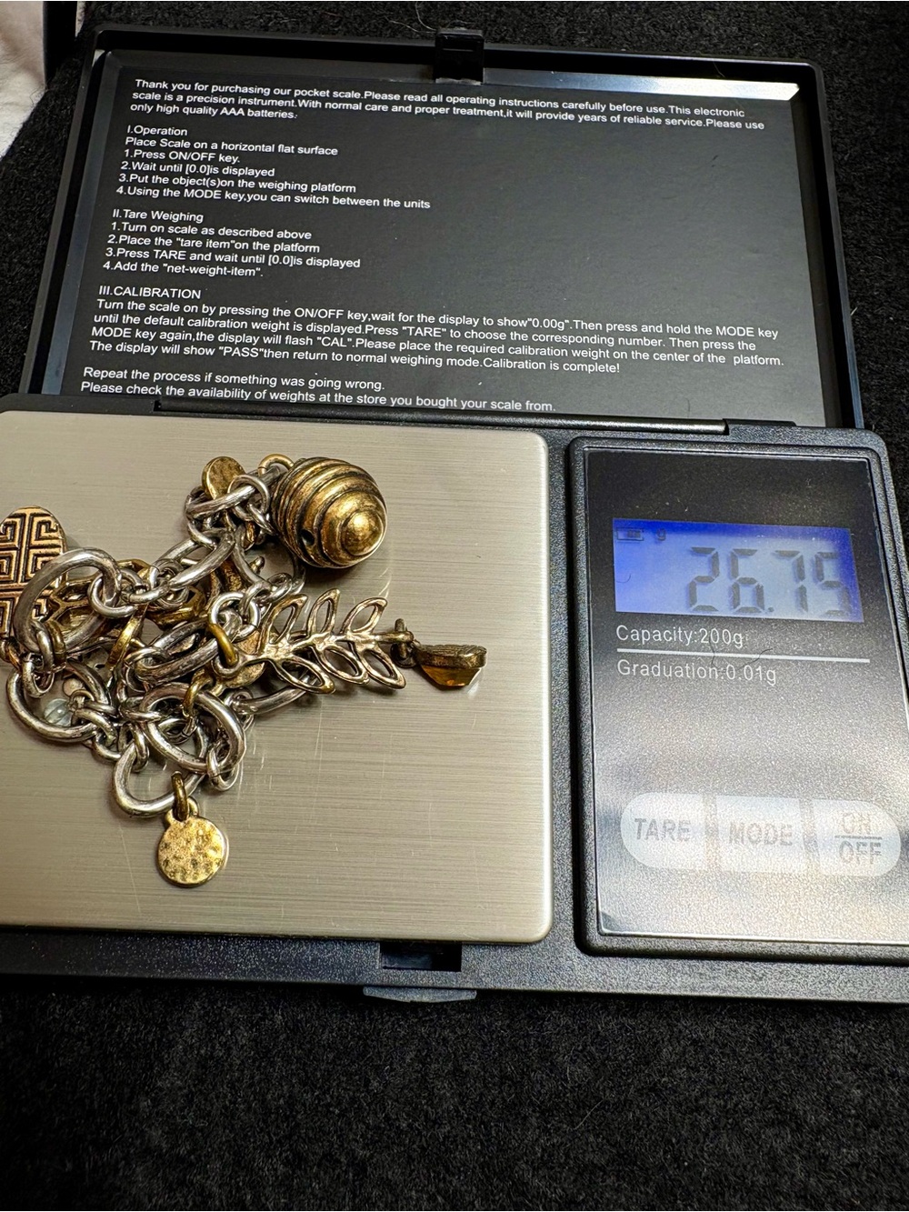 Lucky Brand Bee & Honeycomb Charm Bracelet-Beautiful Construction. Adorable! - Picture 15 of 15